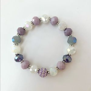 Purple Bead Bracelet